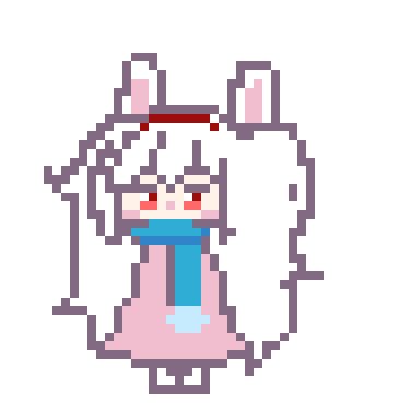 途中で力尽きたラフィーちゃん 