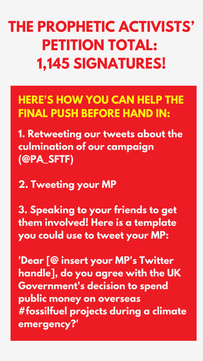 TheCAcollective's tweet photo. It's not too late to help push the Prophetic Activists' campaign (@PA_SFTF) to reach more people! We need your help in tweeting your MPs and telling your friends to get involved. 📣

See how you can join in &amp; tweet your local MP! 🗣️ https://t.co/OA0FY3FNEH