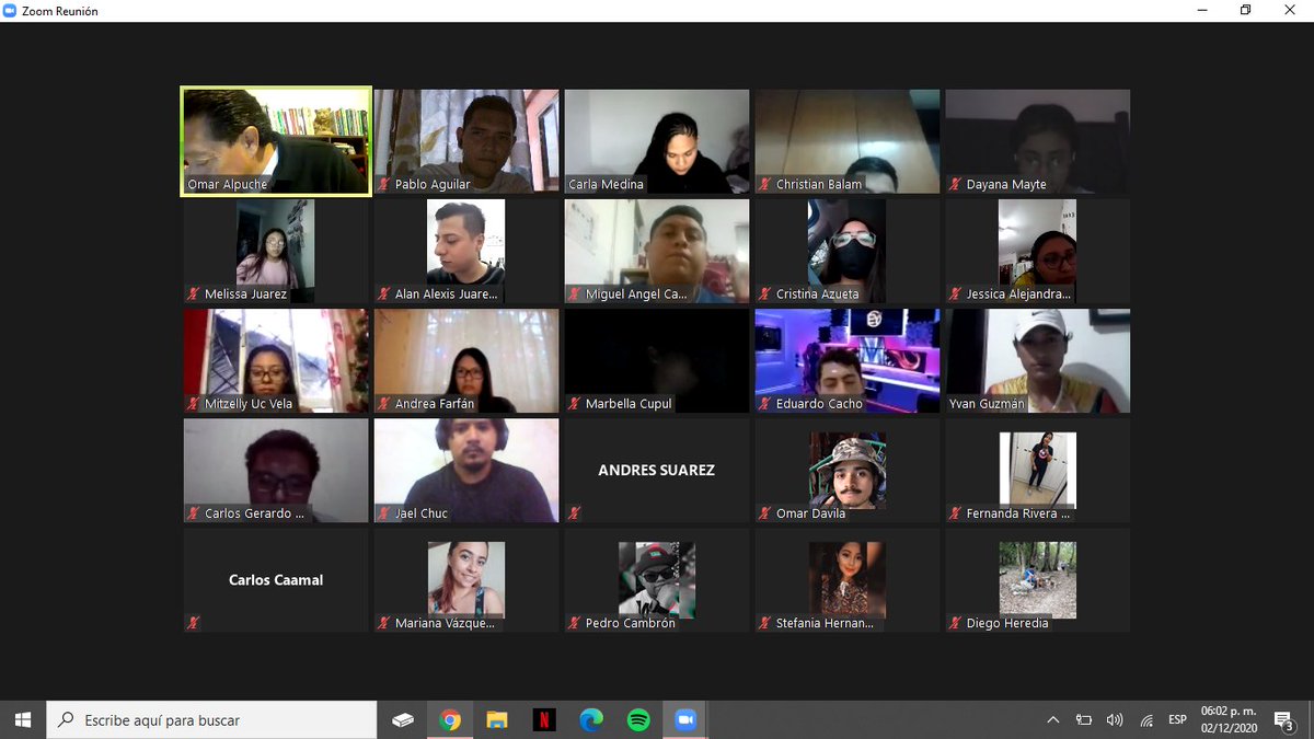 Un día mas de #ClaseVirtual de #PatrimonioTuristico con el profesor <a href="/omaralpuche/">omar alpuche leal</a>, revisando que todo este en orden sobre nuestro Evento🧐