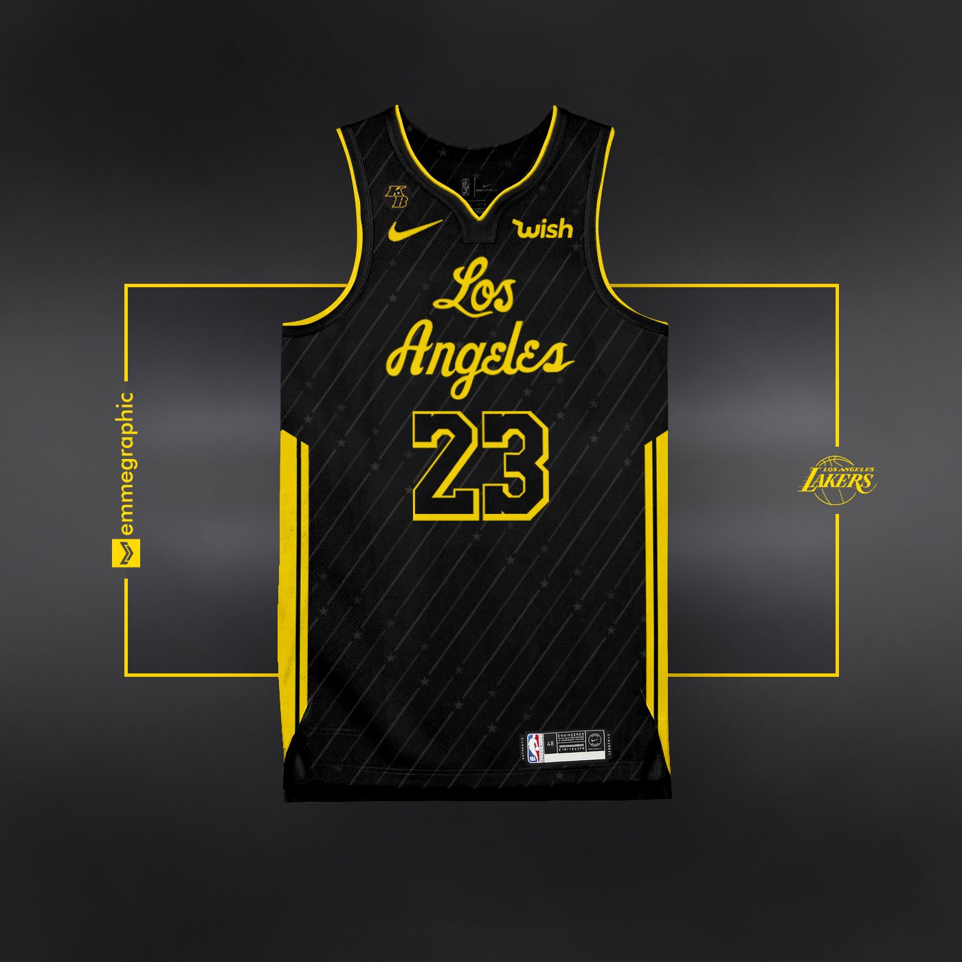 Lakers City Edition Jersey concept. Any feedback? (IG and Twitter