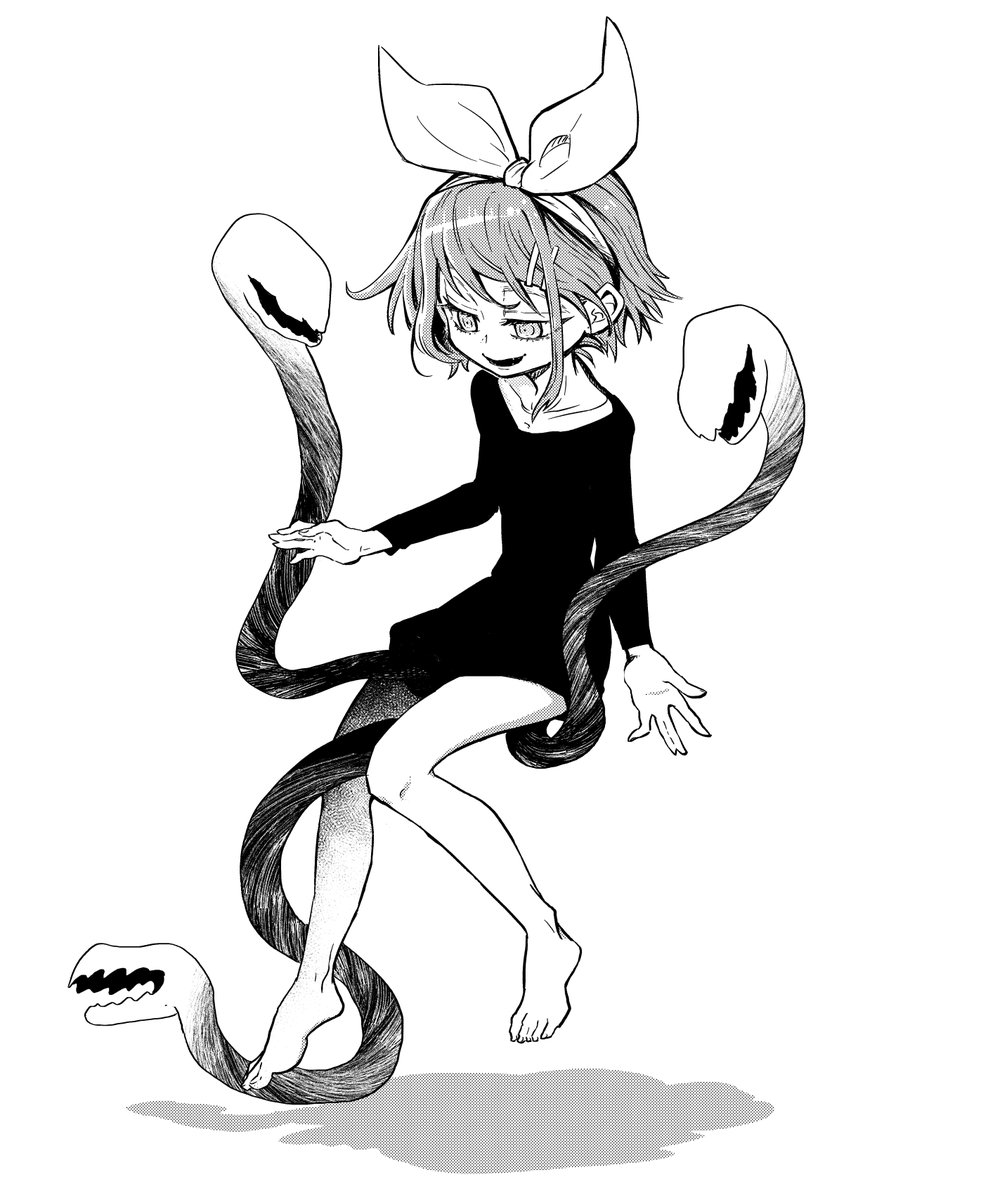 千年ぶりに描いたはめつリンちゃん 