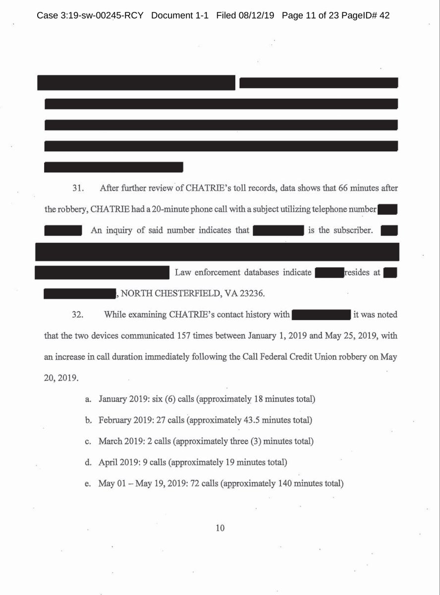 I’m tweeting the warrants in chronological order because continuity matters as does context & content.Again this is a case of “First Impression“ and it’s a pretty damn important case re GeoFence warrants Aug 2019 SW for his car to a public drive https://drive.google.com/file/d/1ZVk0LUKZ-VnU4sxmek0J_tMcIeH17fvO/view?usp=drivesdk