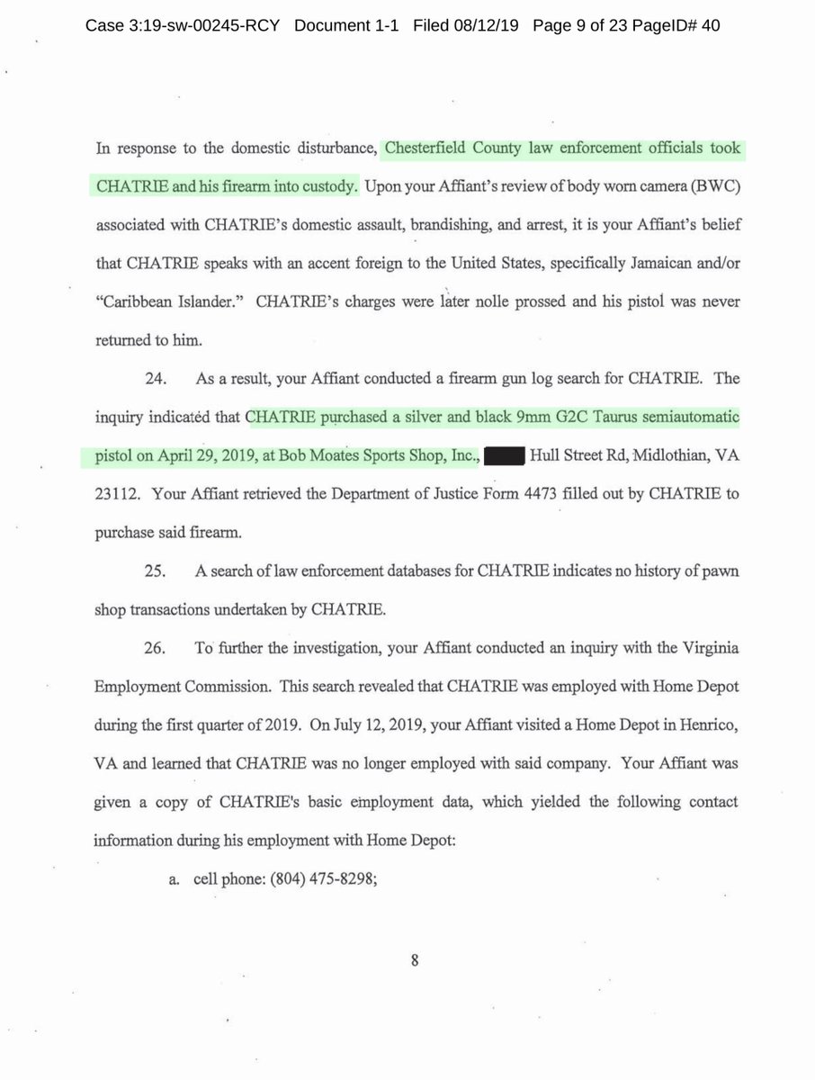 I’m tweeting the warrants in chronological order because continuity matters as does context & content.Again this is a case of “First Impression“ and it’s a pretty damn important case re GeoFence warrants Aug 2019 SW for his car to a public drive https://drive.google.com/file/d/1ZVk0LUKZ-VnU4sxmek0J_tMcIeH17fvO/view?usp=drivesdk