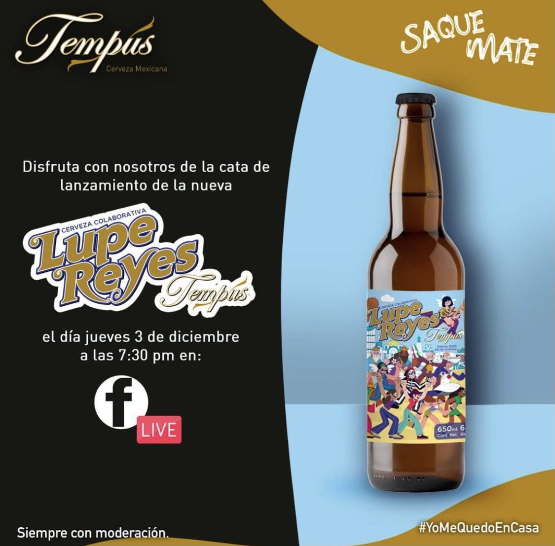 Yo ya estoy calentando motores para el maratón Guadalupe - Reyes,
con la inigualable Tempus de ⁦<a href="/saquematemx/">Cerveza Saque Mate</a>⁩ mañana cata de lanzamiento. Nos espera una exigente maratón. Anótense y ahi nos vemos!!!!!!!
