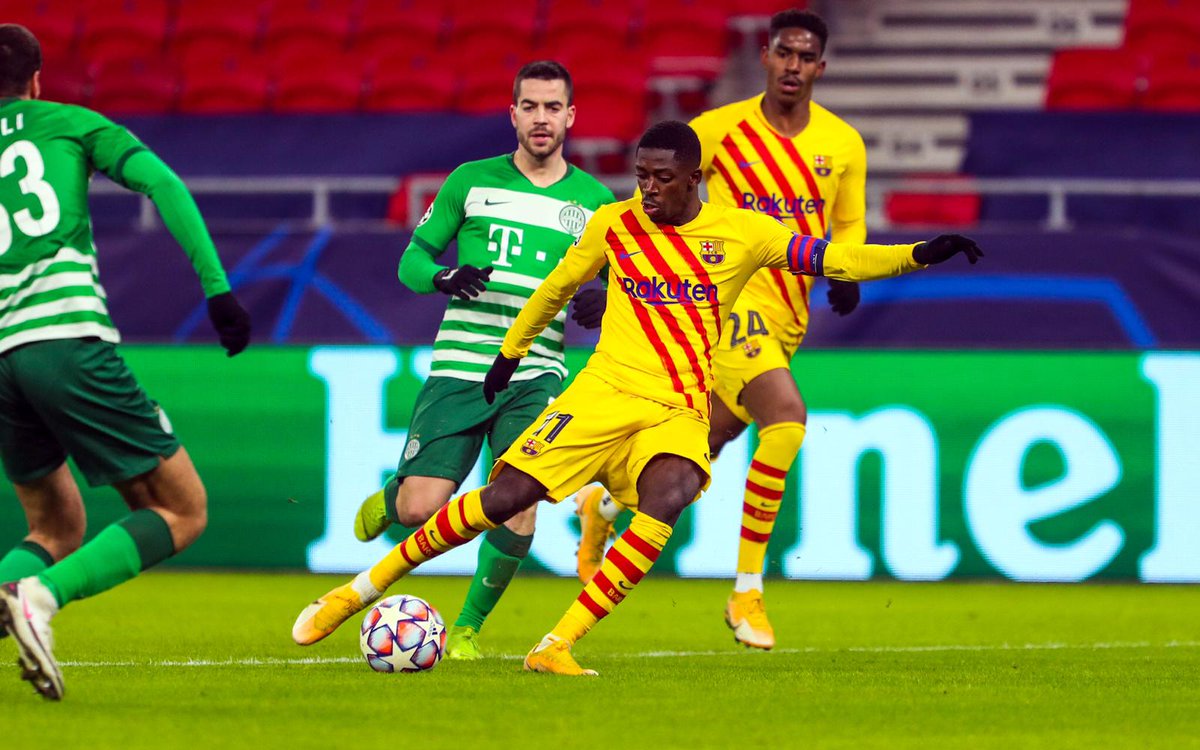fcbarcelona_fra's tweet photo. Capitaine Crochet ⚡🇫🇷 @dembouz https://t.co/4q628EP2CO