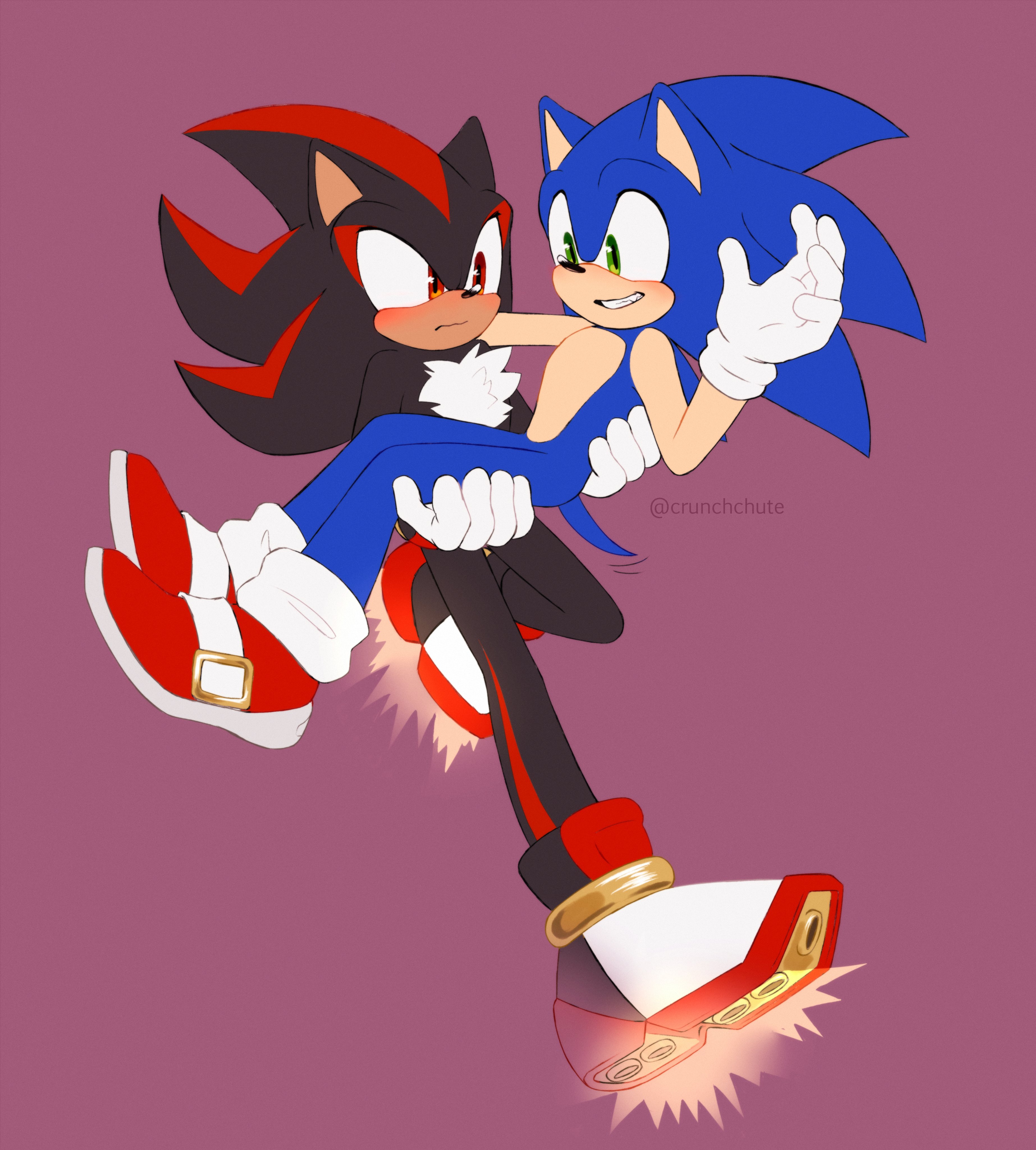 A selection of Sonic and Shadow fanart from IDW Sonic Issue 35 / X