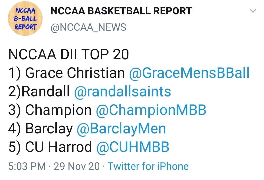 Barclay College Athletics tweet media