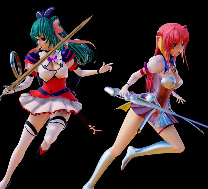 変身ヒロイン界における
真面目な顔して結構あっさり
感じてやがるぜ枠 担当の二人。 