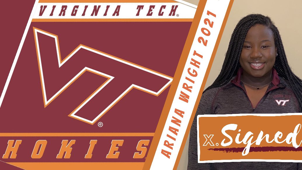 d1vision_sb's tweet photo. 🧡VIRGINIA TECH SIGNED ARI WRIGHT🧡

So happy and excited for another 2021 stud, ARI WRIGHT!! Ari had so many opportunities waiting for her on September 1st of last year, but without thought, Virginia Tech was her #1 choice. https://t.co/gi6JVEZixg