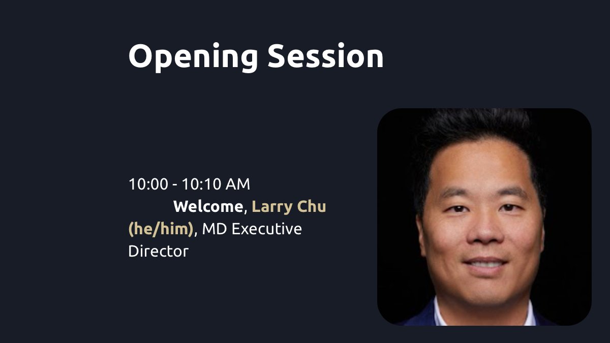 Stanford Medicine X (@stanfordmedx) on Twitter photo At #MedX 2020, meet the innovators who are disrupting healthcare throughout the globe.
See the emerging technologies of today and learn how they will impact the healthcare we deliver and receive tomorrow.
Our founder, <a href="/larrychu/">Larry Chu, MD, MS</a> will deliver opening remarks at 10 am PT. At #MedX 2020, meet the innovators who are disrupting healthcare throughout the globe.
See the emerging technologies of today and learn how they will impact the healthcare we deliver and receive tomorrow.
Our founder, <a href="/larrychu/">Larry Chu, MD, MS</a> will deliver opening remarks at 10 am PT.