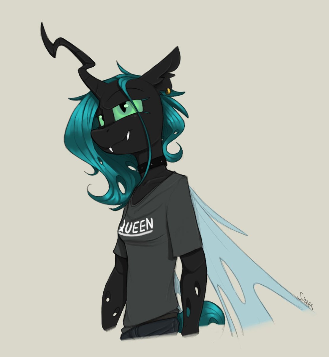 Sinrar1's tweet photo. Hadn't doodled Chrysalis in a bit. https://t.co/XWDSEvr9eR