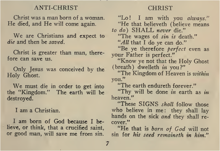 one-half days before it does enter it and thus perpetuate the lie of the pagan Constantine, the antiChrist.Let me close with a deadly parallel :