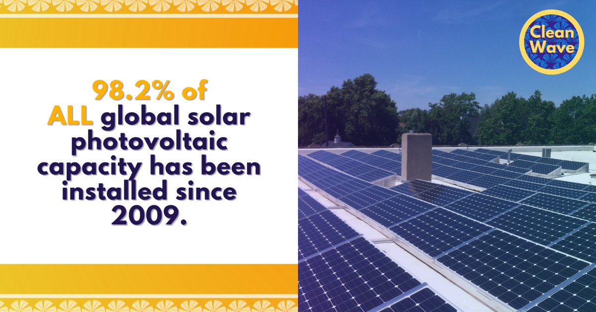 CleanWaveBook's tweet image. With the reduction of cost and in technological advancement, #PV #Solar has been expanding QUICKLY.