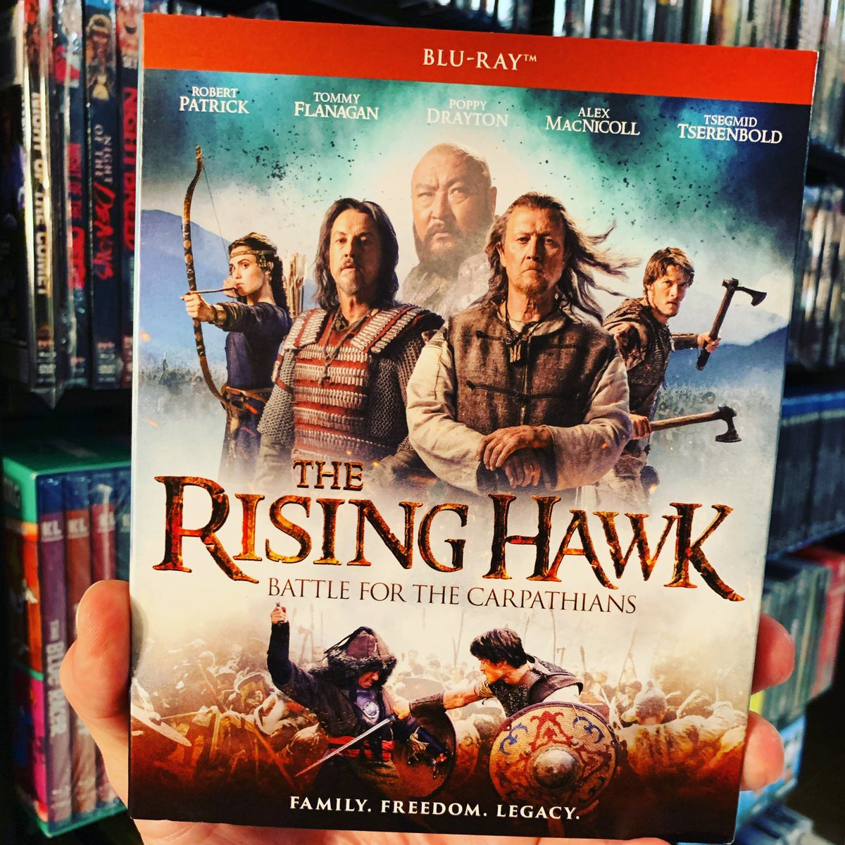 #TheRisingHawk on #bluray with a #slipcover from @shoutfactory. #shoutfactory