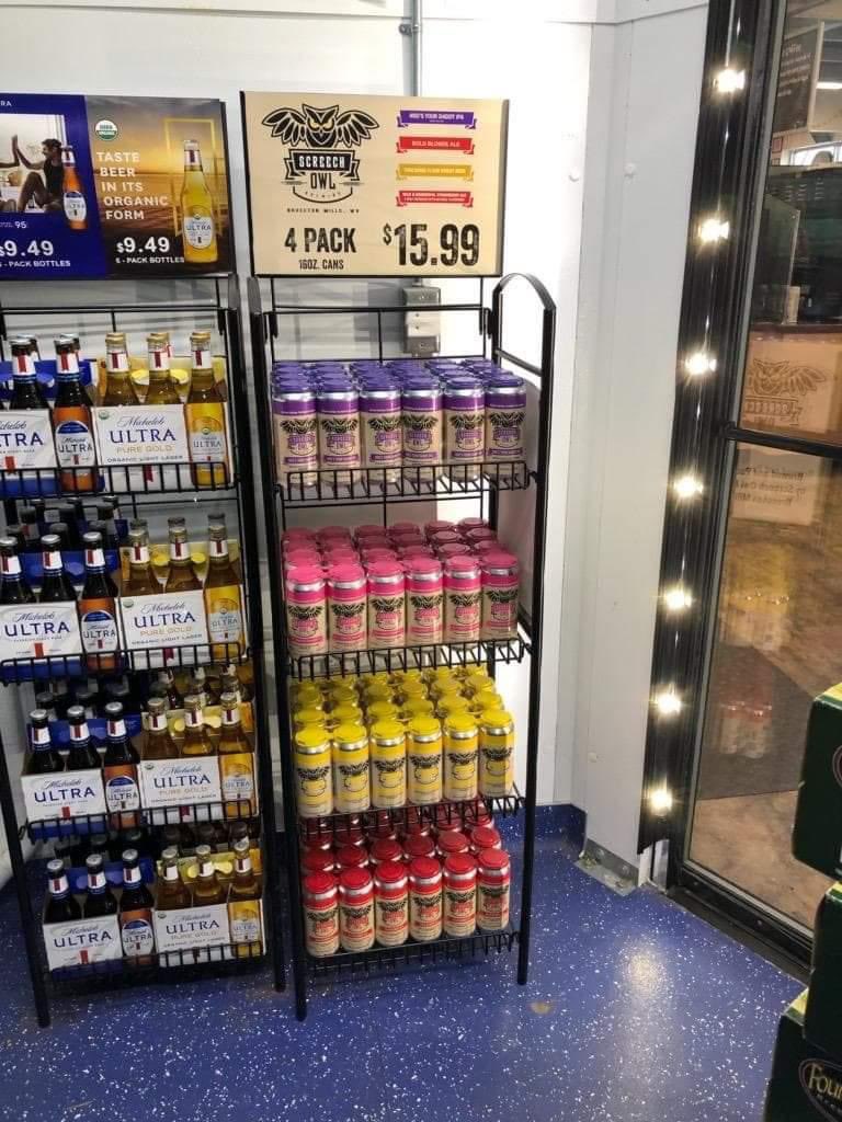 The "Get Go" on Don Knotts Boulevard has a wonderful SOB display of quad pack cans.  Big thanks to Larry Oleksa Owner of Mona supply for working so hard on the placement of this display.  Larry is supported by the best salesmen and route drivers in the state of West Virginia.