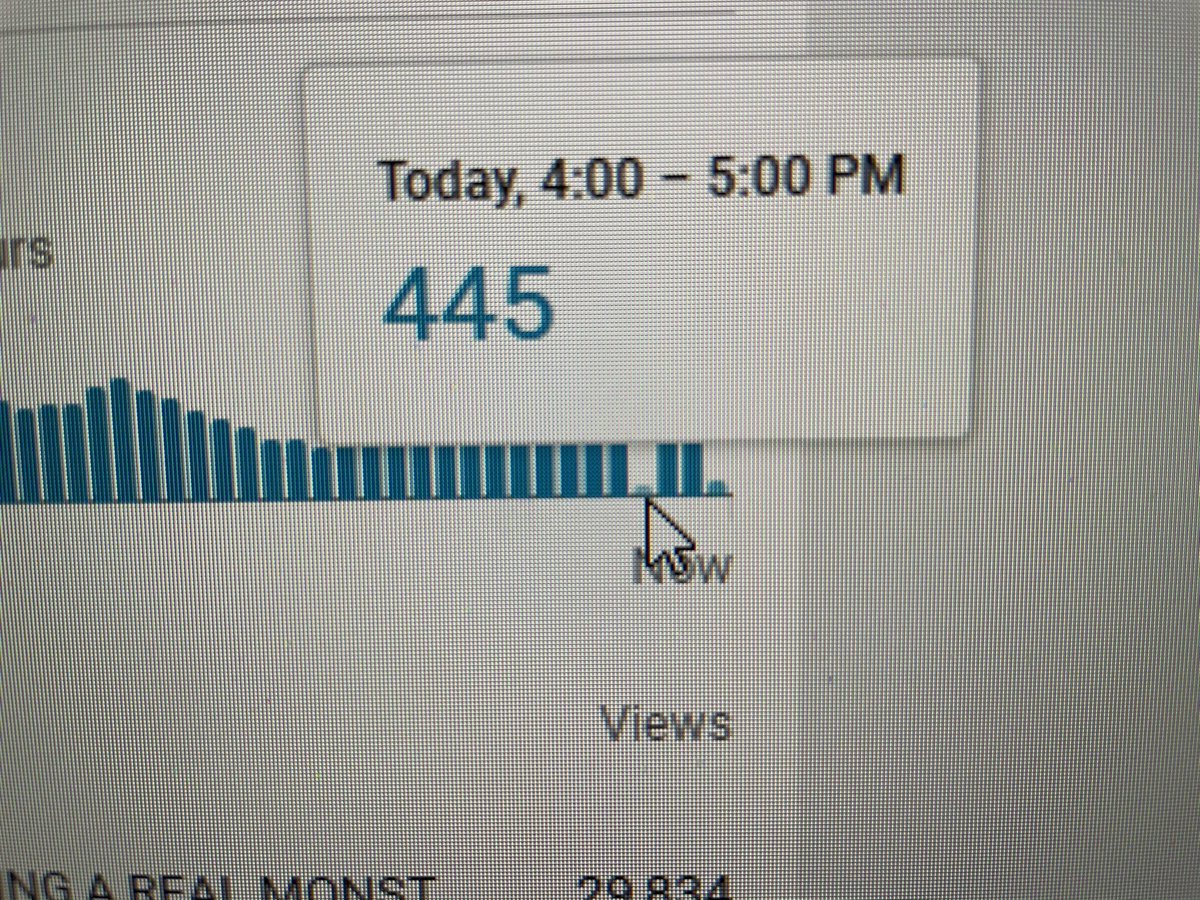 GriffsGarageYT's tweet photo. What happened at 4:00 that everyone stopped watching YouTube? @youtube https://t.co/jeerCNLEUP