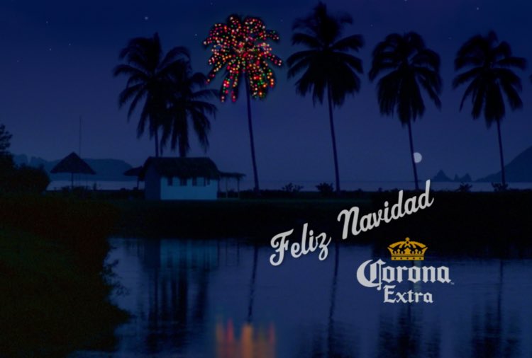 BryanDRoth's tweet photo. Watching TV tonight and spotted the annual return of the longest-running beer commercial ever.

The story behind the longevity of Corona Extra’s ”O Tannenpalm”
https://t.co/TcAvBpz63l https://t.co/lKJaDkGNDU