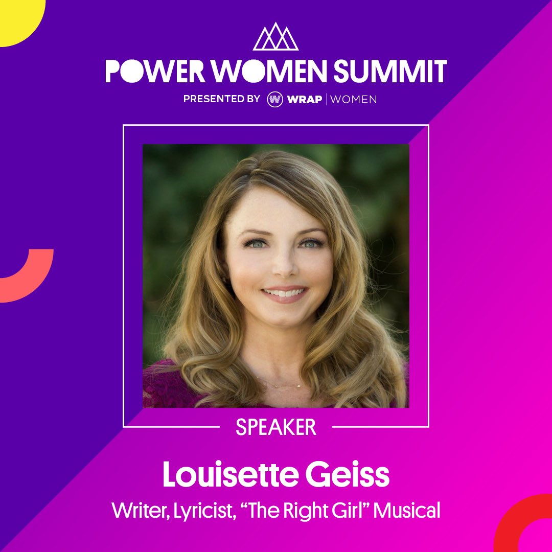 louisettegeiss's tweet photo. I'm so excited to be a part of  @TheWrapWomen’s virtual #PowerWomenSummit2020, the largest gathering of women in media and entertainment 12/8-10. 
My session airs 12/8 10:30am PST where I'll be introducing a song from @RightGirlShow! Sign-up now for free!
https://t.co/Yl3jpZ6m7q https://t.co/2Qd62562pk