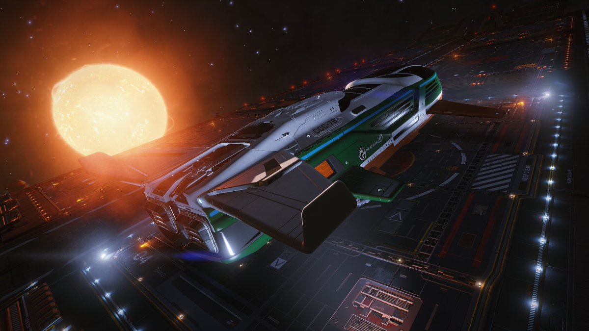 jaredcrue's tweet photo. Docked at Jolnir's Flight, in an amazing system...
#CCC5
#EliteDangerous 
@EliteDangerous 
@ChankkSaotome https://t.co/J7Pd24mtBz