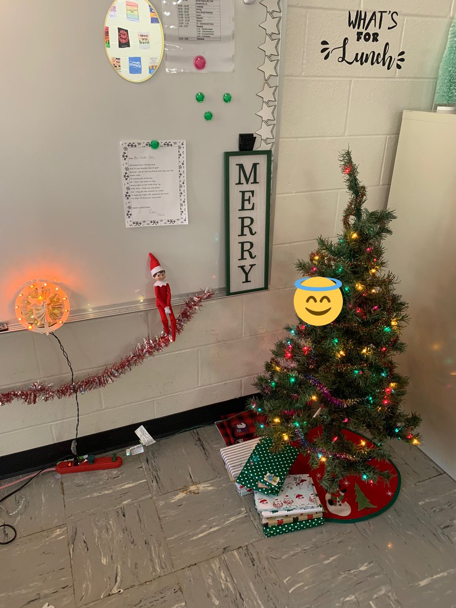 msgrubbs1's tweet photo. Our elf, Elvis, arrived in our class today!! https://t.co/5YWDNkQbB2