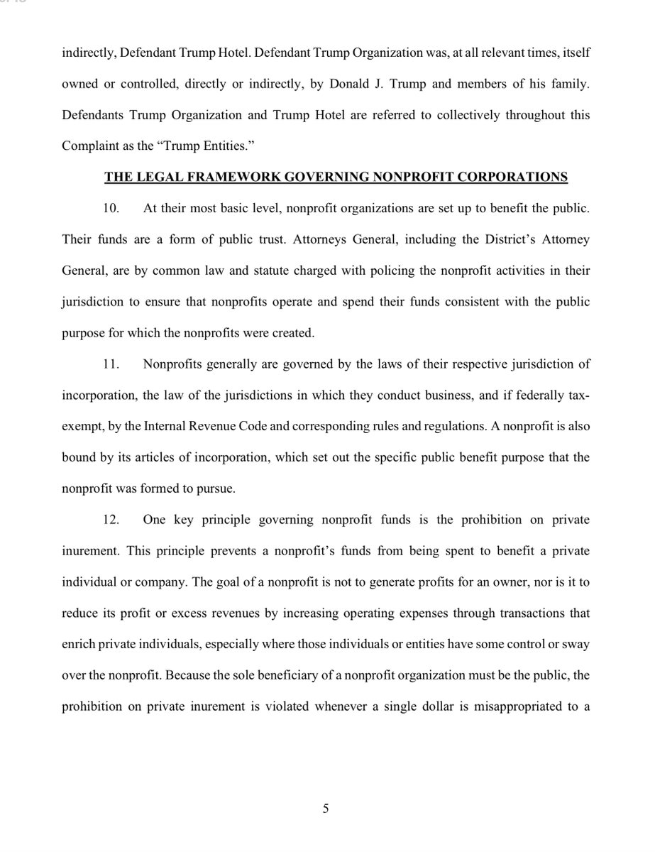 -Abusing nonprofit funds to enrich the Trump familygrossly misused its nonprofit funds to make an unfair & unjustified payment of $1.03M-Failing to seek out fair market value for event space & services rendered-nonprofit funds to throw a private partyAnd you know who helped