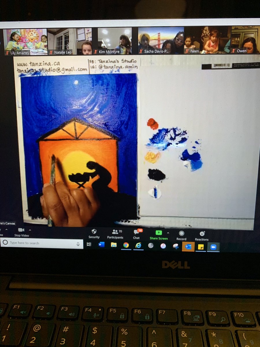 StJoachimDPCDSB's tweet photo. Virtual Paint night was an amazing experience! Thank you to @tanzinastudio for a great session and to school council for another successful parent engagement evening! #joachimforjoy 🎨 https://t.co/sSTHOIE42j