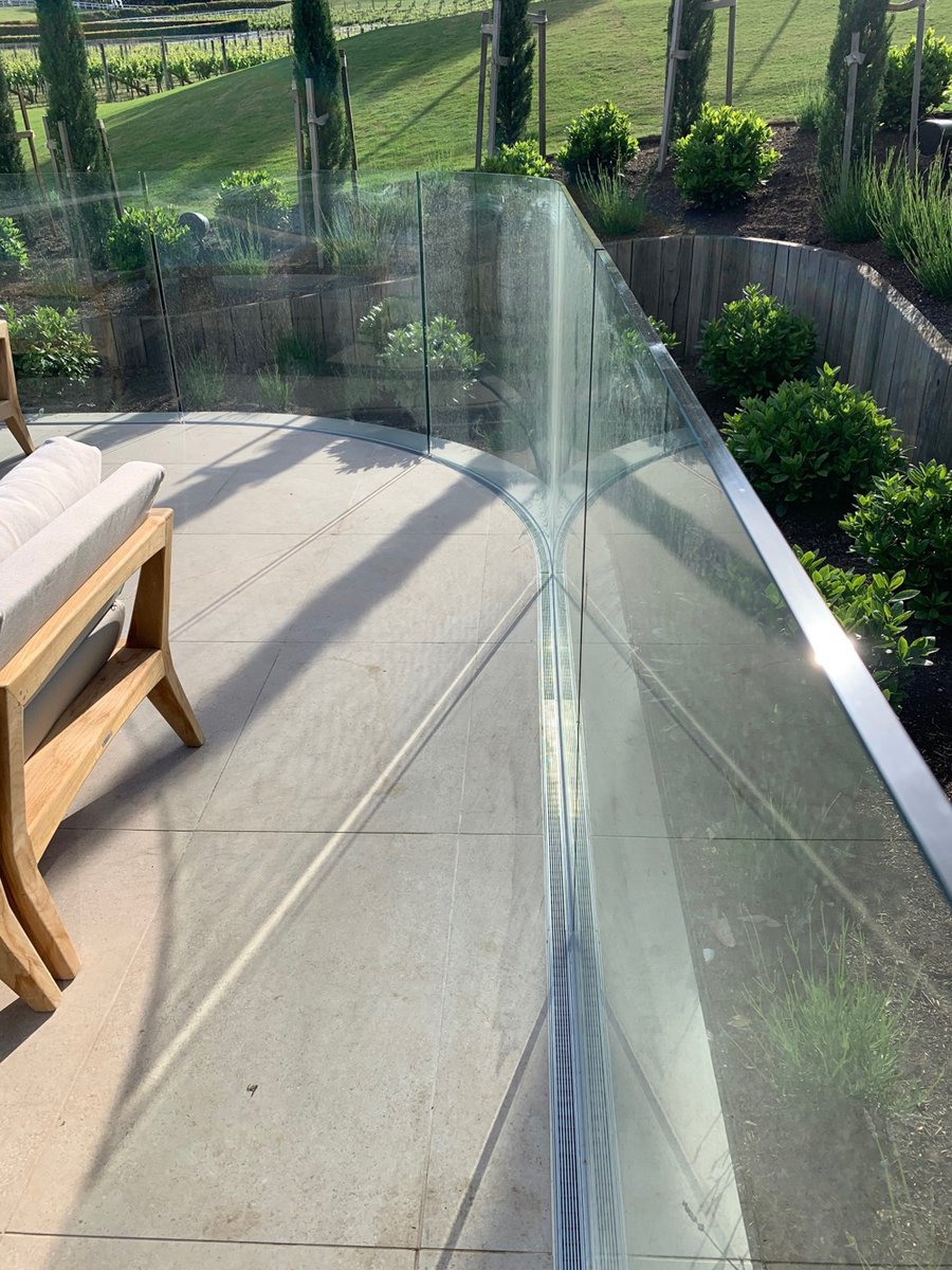 It’s great to see our custom Stormtech 38Ari40 drains installed for a residential customer in Main Ridge, a total of 40m of 316 stainless steel curved around both sides of the glass pool fence. It looks fantastic! #drainage #stormtech #landscaping #plumbing