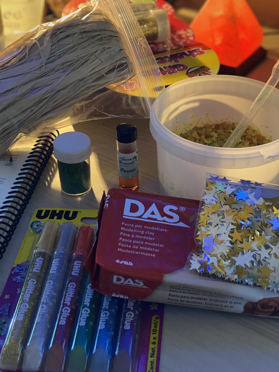DancingVoice's tweet photo. The tree is up...Now I am working on witch balls (love, protection, health, positivity) to hang on it. It's going to be a long night. Best get started !

#craftsupplies #witchball #manifestation #Yule #glitter #talisman #magick #witchcraft #wicca https://t.co/rAn0E4iije