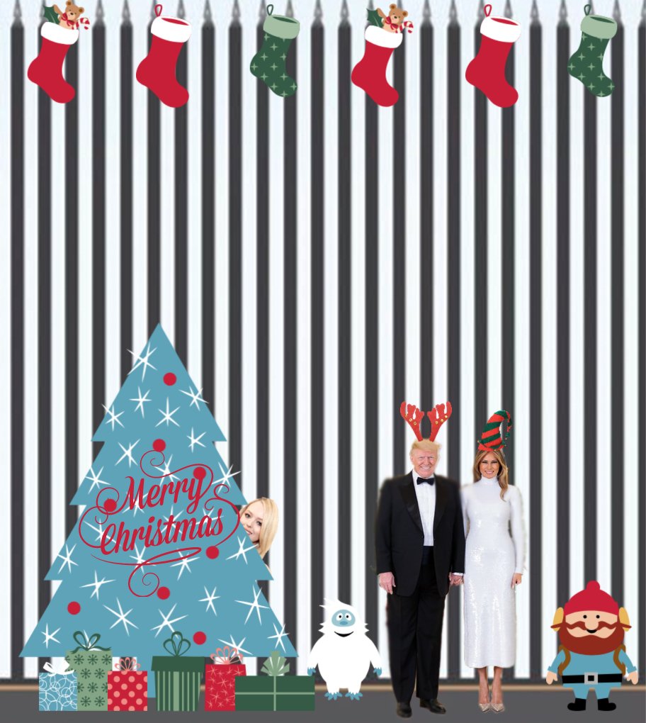 MeltButtaGhost's tweet photo. Always have a theme for your Christmas cards. #MelaniasChristmasTips https://t.co/8XSGIMs5pZ