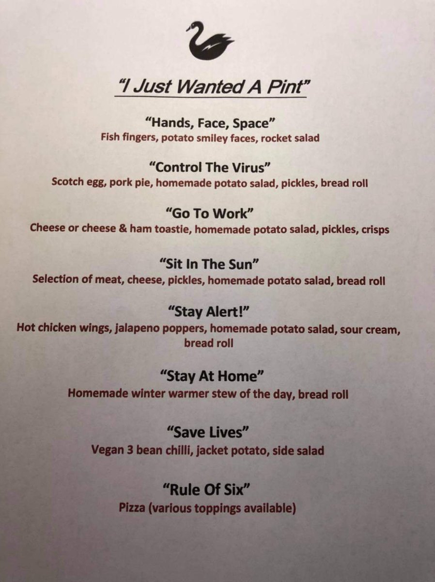 As promised, a menu of substantial meals for drinkers. Everything £5. Open tomorrow 12pm - 10pm. See you soon! #SupportLocal #SupportOurPubs #Reopening #SubstantialMeal #HandsFaceSpace