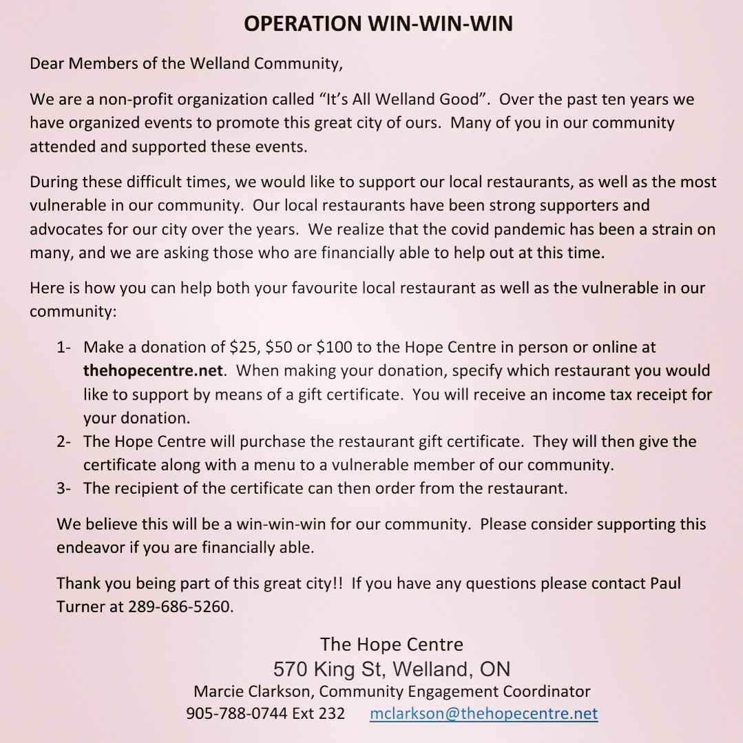 Ok Welland, let's do this!! Any other cities want to follow??? 
#allwellandgood
<a href="/WellandRising/">ItsAllWellandGood</a> <a href="/Wellandarium/">Wellandarium</a> 
<a href="/WellandBridge13/">Welland Bridge 13</a> <a href="/WellandFlag/">The Welland Flag</a> <a href="/Welland/">City of Welland</a> <a href="/wellandjackfish/">Welland Jackfish</a> <a href="/Welland_Hockey/">Welland Minor Hockey Association</a> <a href="/V2C36/">Nick Vitucci</a> <a href="/yourtvniagara/">yourtvNiagara</a> <a href="/InsideNiagara/">INSIDE NIAGARA®</a> @myWelland