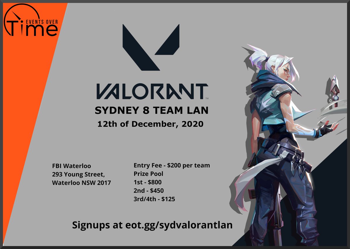 KaRathFPS's tweet image. Final push for signups for the Valorant LAN. We currently have four teams registered, reducing to 8 teams - we will be running at a loss to keep the prize pool the same - but if we do not get 8 teams by 9PM 4/12/2020 we will cancel the event.