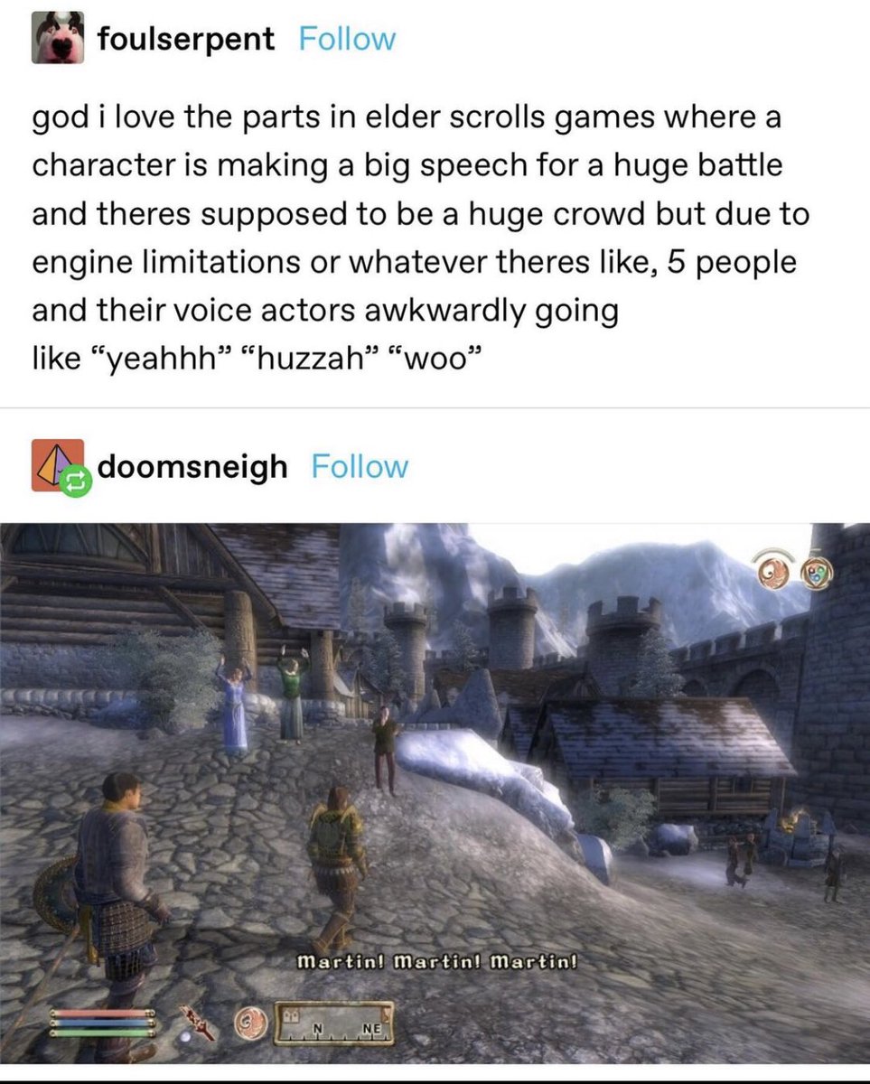 BethesdaDailyT's tweet photo. This is what I love about elder scrolls games #elderscrolls #Bethesda #twitchstreamer https://t.co/qRPutwFaKK