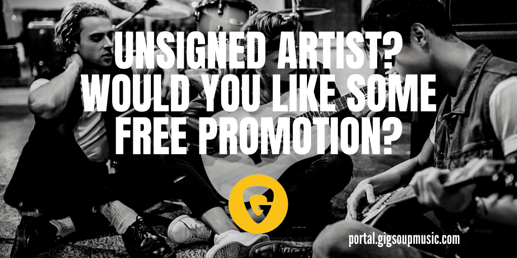 Unsigned & looking for more exposure? GIGsoup can help you & for FREE
Promote new music, tours, & other features - even post your latest track to a GIGsoup Playlist - visit https://t.co/Vg6vBOPsKe
#RT #musicsubmissions #NewMusic #IndependentArtist #unsignedartist - 57711 https://t.co/eNF5EvbSOj
