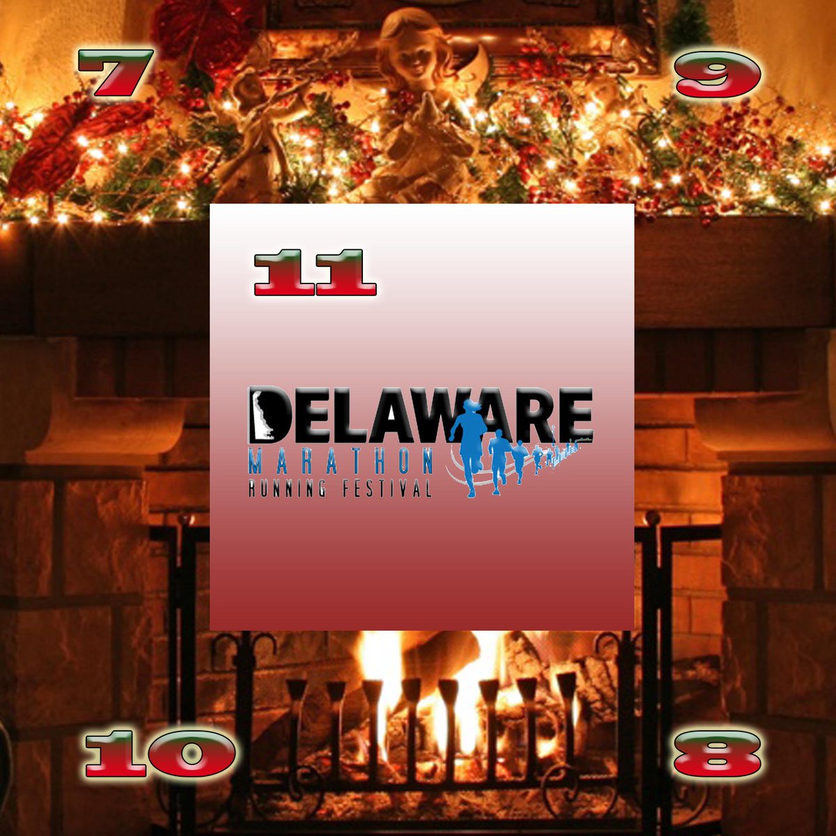 DEMarathon's tweet image. We’re going to reveal our 2021 Finisher’s medal next week with this fun digital advent calendar! Check-in daily Dec. 7-11 as we open another door at 8 pm to display next year’s bling!
If you participated in this race virtually in 2020, you received a $15 off registration code.