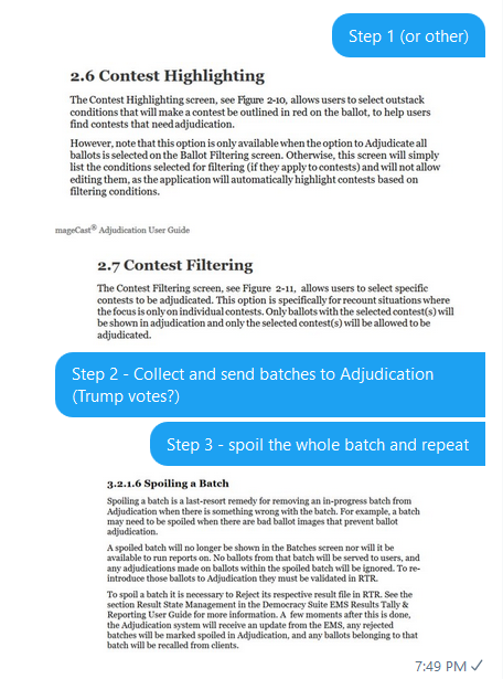 SMoran99's tweet image. IMO that system is ripe for corruption/fraud? 

Here's just one example I can see of how it could be used to 'spoil data' and this could be done on-site or via the internet 👇