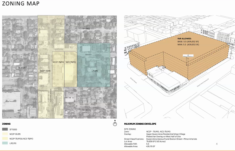 Architect, unprompted, starts off by rebuffing the lingering conspiracy theory about how this parcel got upzoned higher than surrounding properties.