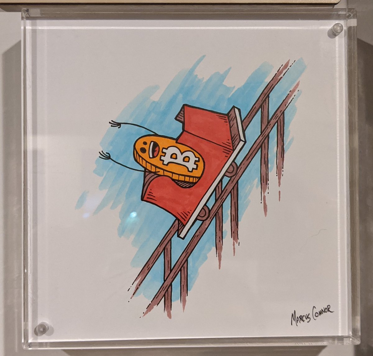 7/ Everyone knows rollercoaster guy, but not enough are aware of his origin. The character was created by my friend,  @MarcusConnorNH, in 2013 for his comic  @brainlesstales. Check out the entire story & give Marcus a follow!  https://www.brainlesstales.com/bitcoin-roller-coaster