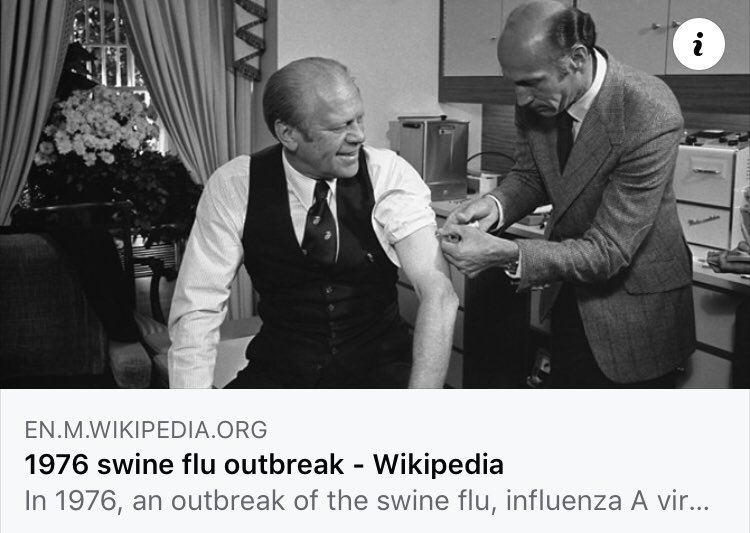 “It’s important to be proportionate with responses to pandemics & especially with vaccines developed at pace.Please read this short article. The parallels are clear https://en.m.wikipedia.org/wiki/1976_swine_flu_outbreak”~ Dr Mike Yeadon, Pfizer’s former head of respiratory research https://twitter.com/michaelyeadon3/status/1334052922741714948?s=21