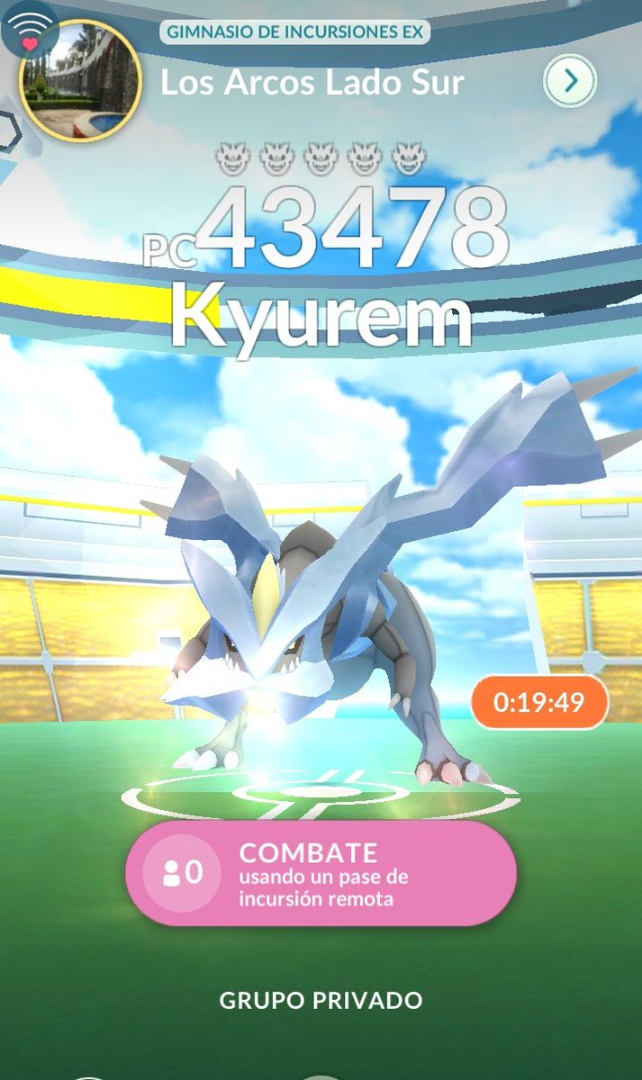 charlmandert's tweet photo. Ayúdenme a capturar a este  Kyurem :')

Mi código de e entrenador es 0595 4038 2633 &amp; 724366427263

#Pokemon 
#PokemonGO 
#PokemonGoRaids #PokemonGoRaid 
#PokemonGOfriends https://t.co/i2eqaNBoxI https://t.co/Bp2lOAFGHo https://t.co/i9H7YvM3RZ