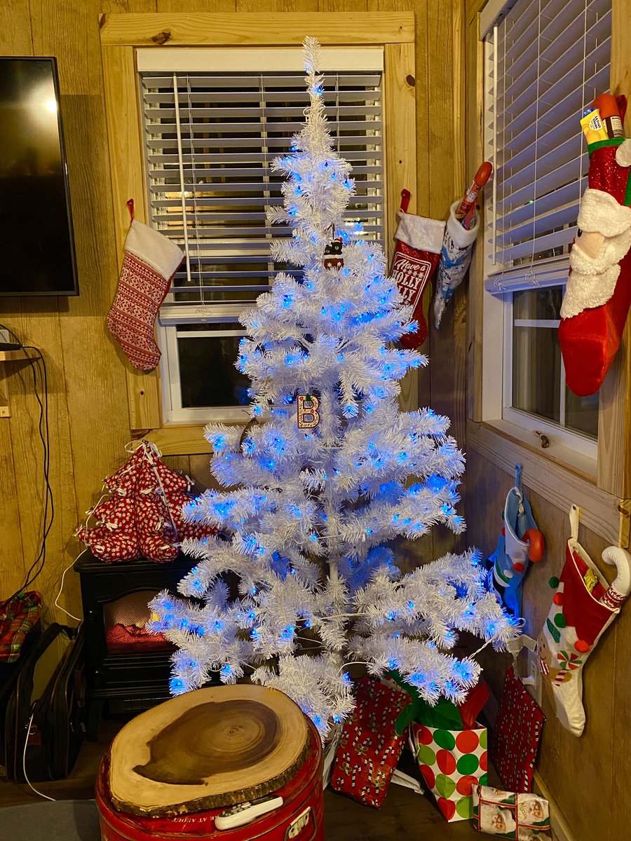 JacksonPaulBaer's tweet photo. New tree up. A very Baery Christmas to you 🌲 ❄️ 🎅 🎁 #holidays #xmas #christmastree #family @Kirsta_Rae https://t.co/3UzADxUHyr
