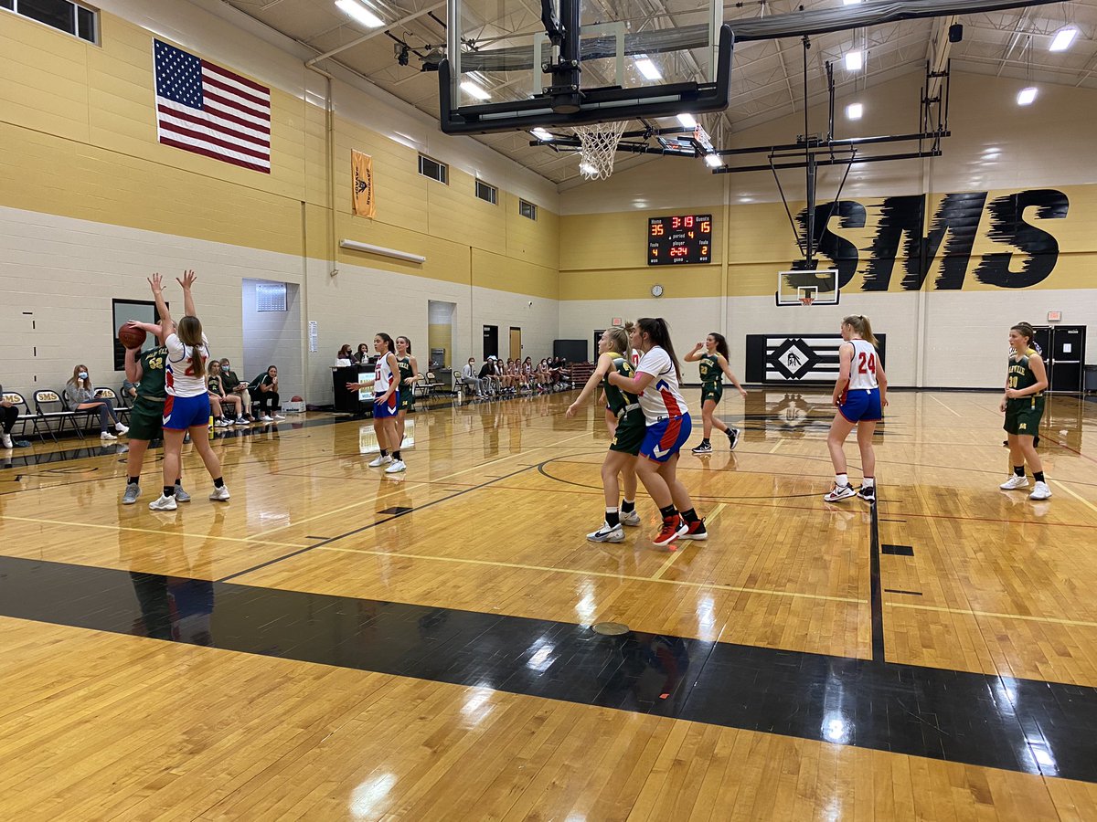 BodePatriots's tweet photo. Great win Lady Patriots over Maryville tonight in the 2nd round of the Savannah Girls Tournament. We will play for the championship Friday at 6:30pm. #BMSProud #BodeVision2020 #HardWorkinPatriots https://t.co/oQpmSAZMVV