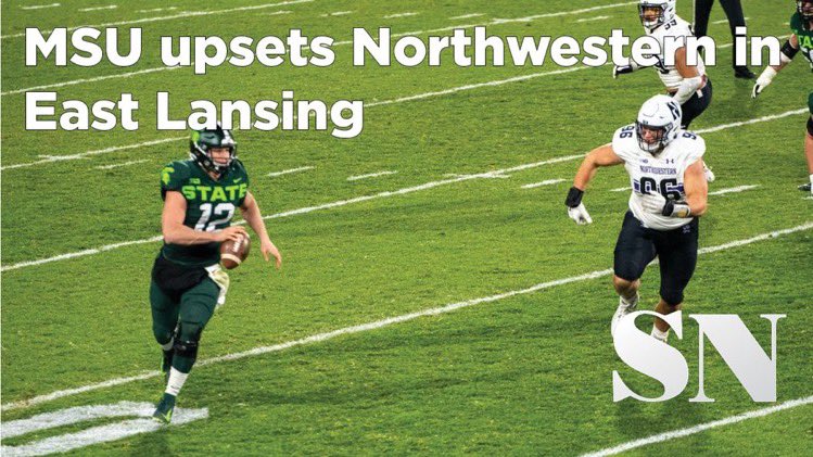 State News football writers @JosephDandronMI and @Emckown23 recap the Spartans' 29-20 upset victory over previously undefeated Northwestern. MSU beat the Wildcats by forcing four turnovers and running for nearly 200 yards in the win.
https://t.co/jOF37wtpel https://t.co/urV8YXIYgb
