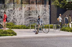 The Queen Anne Streetscape Plan calls for sucky bollard bike racks but the packet is still showing those nice functional staples.