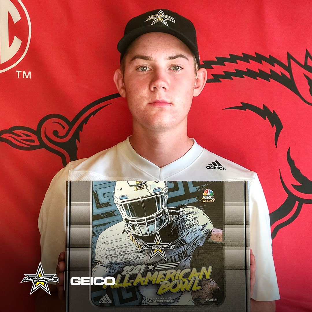 WOO PIG 🐖 

Welcome Arkansas commit Cameron Little (<a href="/cameronglittle/">Cameron Little</a>) to the 2021 All-American Bowl <a href="/NBCSports/">NBC Sports</a> 

#AAB21 🇺🇸

#AllAmericanBowl 🏈 <a href="/GEICO/">GEICO</a> 

m.youtube.com/watch?v=TmRQX0…