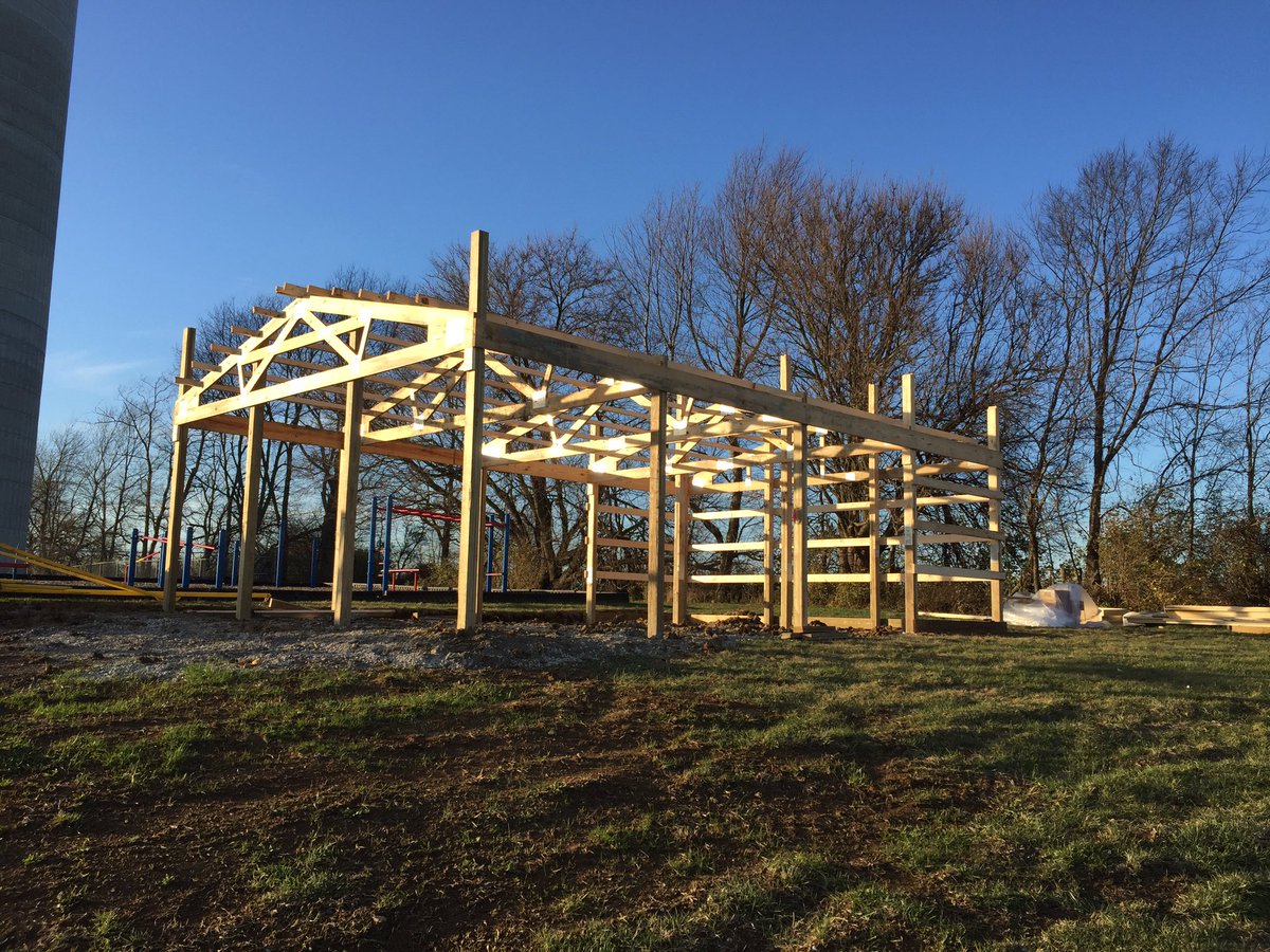 Painted Stone’s outdoor classroom is coming along!       🌳 🌱 ☀️ 📚 @PSESCPS <a href="/MrsAcklin/">Artavia Acklin</a>