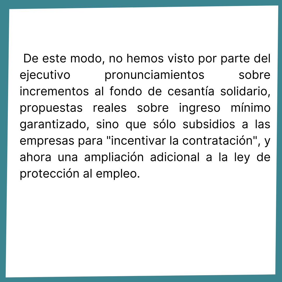 ManoDeObra's tweet photo. [Contingencia Laboral] 

A propósito de la ampliación de la ley de protección al empleo el estado sigue dejando en indefensión a los y las trabajadoras, prefiriendo opciones que ayudan a los empleadores https://t.co/AdOYjFo9qS
