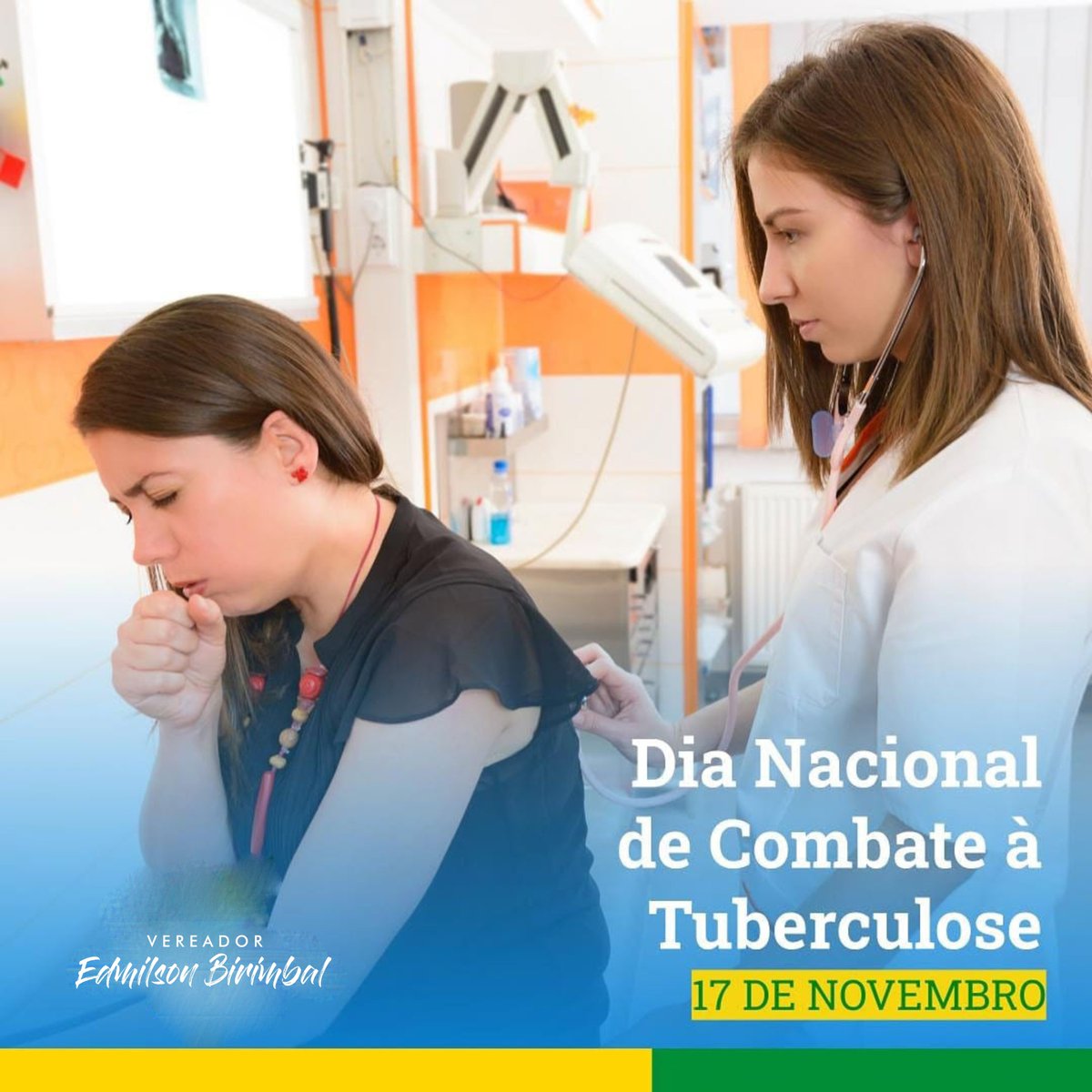 VerEdmilsonB's tweet image. 17 de  Novembro
Dia Nacional de Combate à Tuberculose