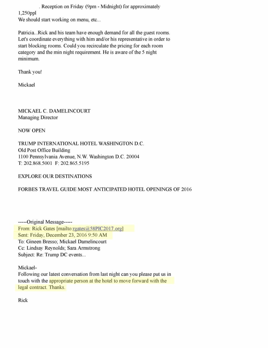 I am genuinely wondering what happened in Mid-December what would make this  @TrumpDC manager email that to Rick Gates...see the black box because that’s something that would warrant further inquiry  https://drive.google.com/file/d/1aaWGcvzBSQeRuALFX9U7n_ipJR9BFaJD/view?usp=drivesdk