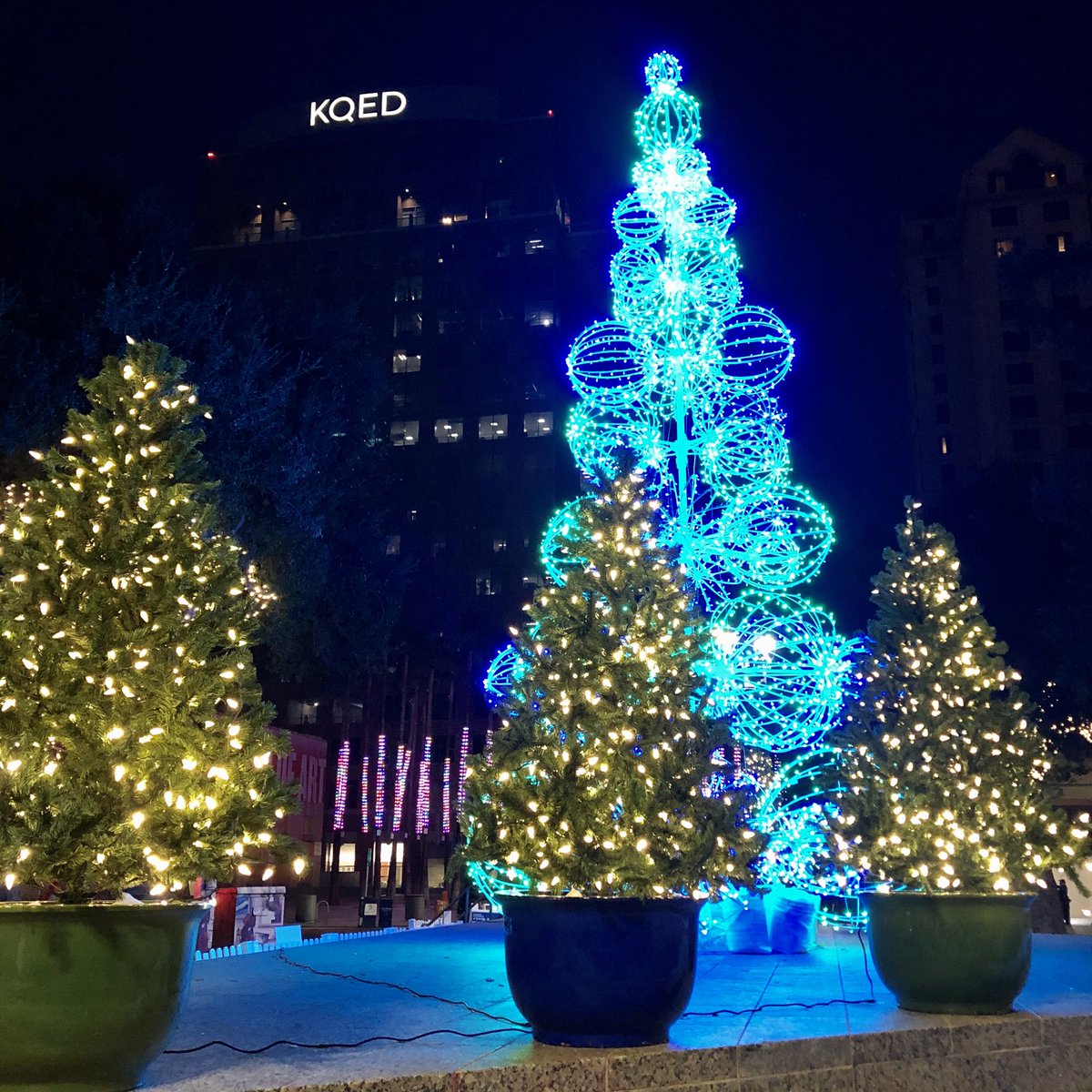 SallySouders's tweet image. Pleasantly surprised! ⁦@SJ_Downtown⁩ #modernchristmastree #makingthemostofit #pandemicchristmas